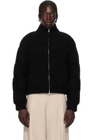 Guest In Residence Blouson matelassé réversible noir et bleu