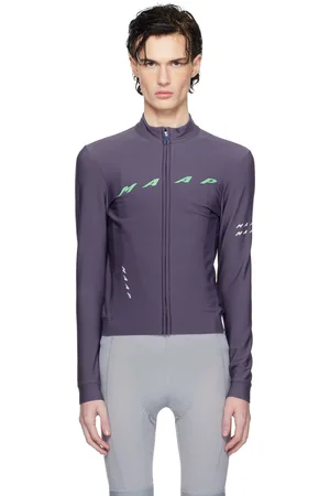 Maap T-shirt à manches longues isotherme Level 2.0 mauve en jersey