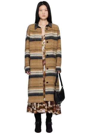 Isabel Marant Manteau Djila brun