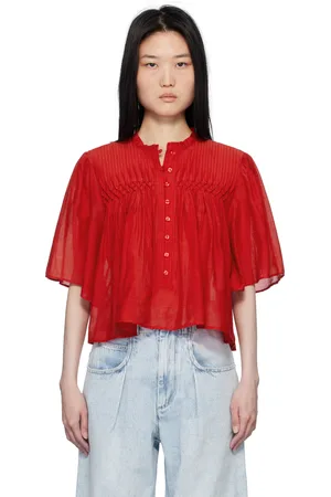 Isabel Marant Chemisier Destiny rouge