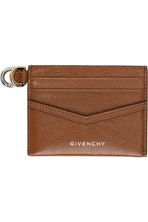 Givenchy Porte-carte brun à ferrures Voyou