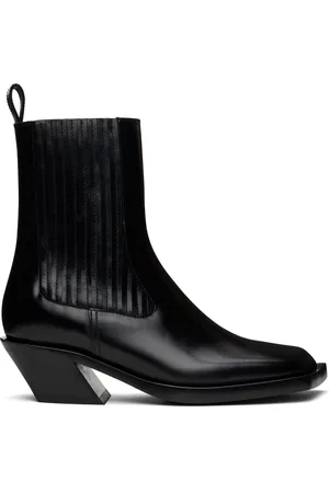 Amina Muaddi Bottes chelsea Chiara noires