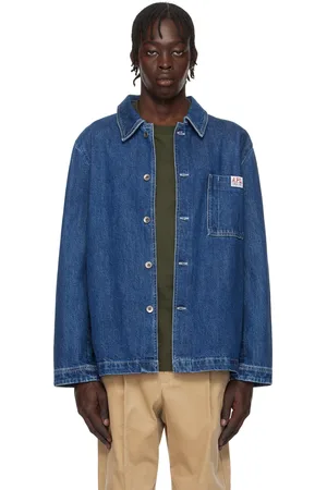 A.P.C. Blouson Ralph bleu marine en denim