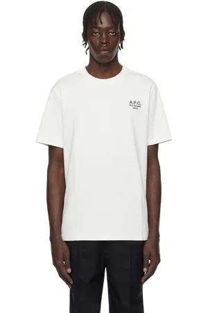 A.P.C. T-shirt blanc à logo