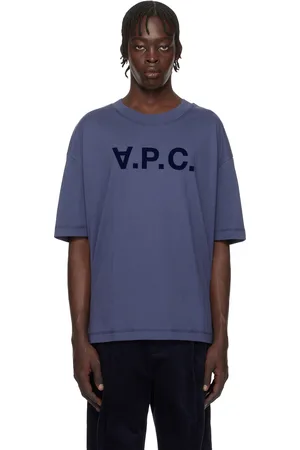 A.P.C. T-shirt surdimensionné noir à grand logo V.P.C.