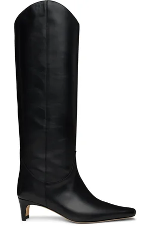 Staud Bottes de cowboy hautes Wally noires