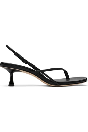 Studio Amelia Sandales à petit talon Wishbone 50 noires - Signature