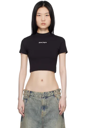 Palm Angels Micro t-shirt noir à logo