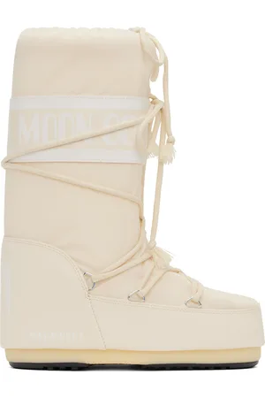 Moon Boot Bottes Icon blanc cassé en nylon