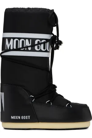 Moon Boot Bottes Icon noires en nylon