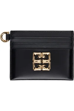 Givenchy Porte-carte noir à ferrure à logo 4G
