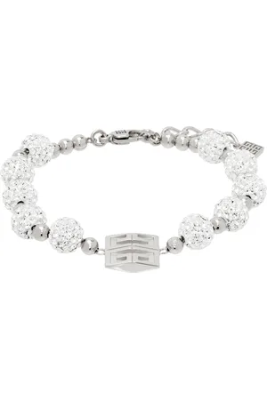 Givenchy Bracelet argenté à ferrure à logo 4G