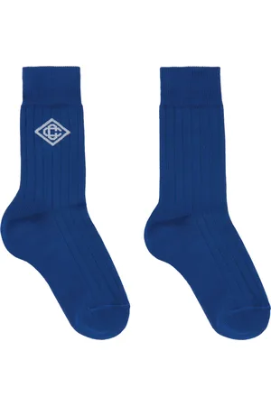 Casablanca Chaussettes habillées bleu marine