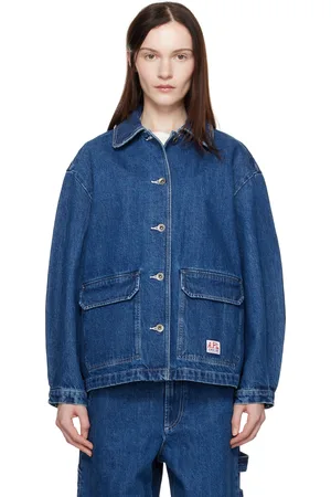 A.P.C. Blouson Alys bleu en denim