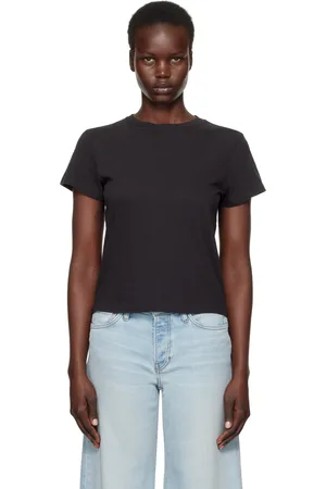 RE/DONE T-shirt noir édition Hanes