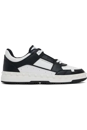 VALENTINO GARAVANI Baskets basses Freedots noir et blanc