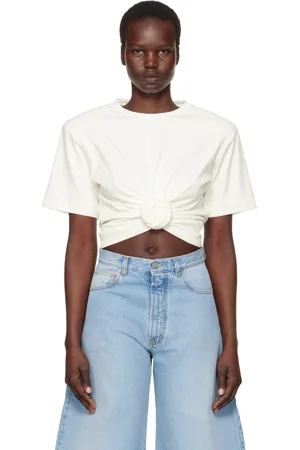 MAGDA BUTRYM T-shirt blanc à nœud