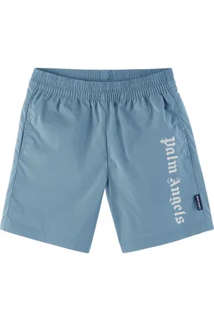 Palm Angels Enfant | Maillot de bain bleu à logo