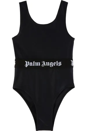 Palm Angels Enfant | Maillot de bain noir à garniture à logos