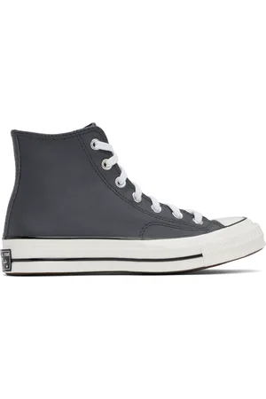 Converse Baskets montantes Chuck 70 Heritage Colour grises en cuir