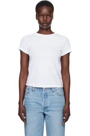 RE/DONE T-shirt ajusté 1960s blanc édition Hanes