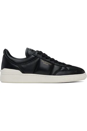 VALENTINO GARAVANI Baskets basses Upvillage noires en cuir nappa
