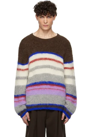 THE ELDER STATESMAN Pull multicolore à rayures Thistle Nightcap