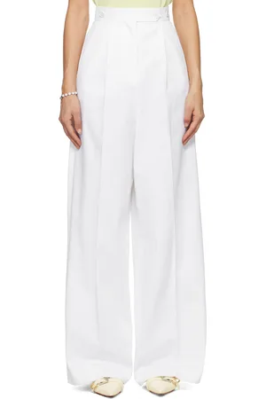 Givenchy Pantalon blanc à plis