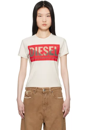 Diesel T-shirt Malun blanc