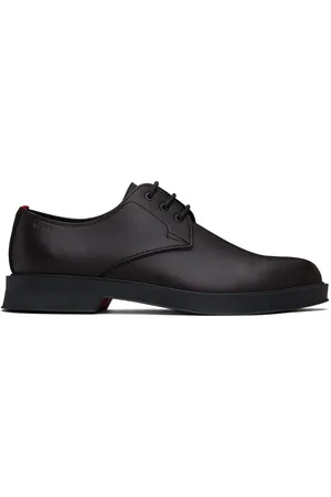 HUGO BOSS Derbys bruns en cuir