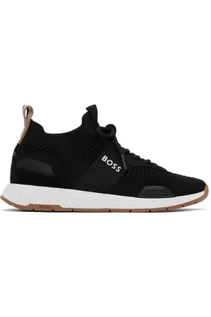 HUGO BOSS Baskets noires en tricot