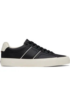 HUGO BOSS Baskets noires en cuir synthétique