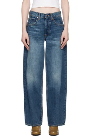 ANINE BING Jean Manon bleu