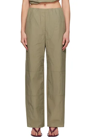 Paris Georgia Pantalon kaki à coupe cocon