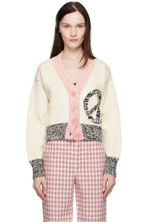 Moschino Cardigan Urban blanc cassé