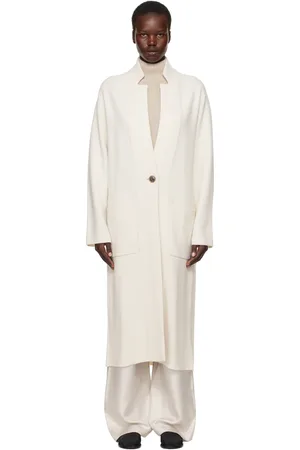 Lisa Yang Manteau Amie blanc cassé