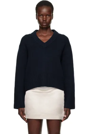 Lisa Yang Pull Aletta bleu marine