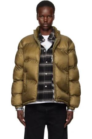 DIME Blouson matelassé doré en tissu antidéchirures