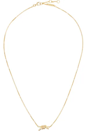 Bottega Veneta Collier doré à nœud emblématique