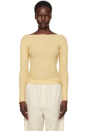 Baserange T-shirt à manches longues Pama jaune