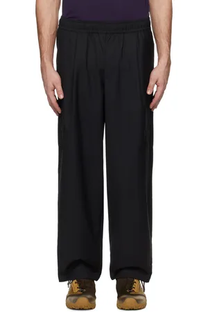 DIME Pantalon cargo façon costume noir