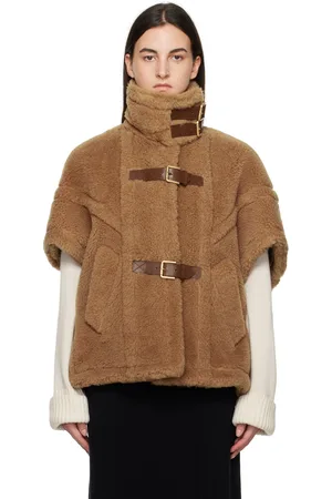 Max Mara Blouson Newrodano brun clair