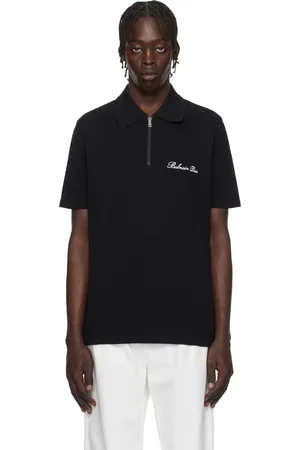 Balmain Polo à manches courtes noir