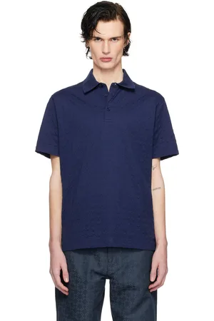 Givenchy Polo bleu à coupe classique