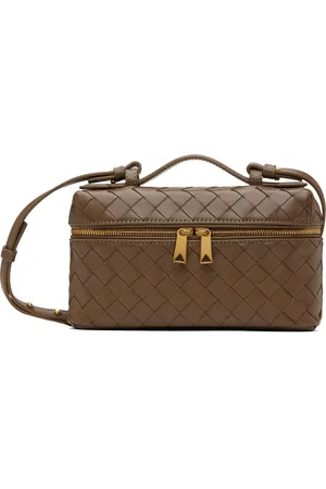 Bottega Veneta Sac de style mallette de toilette Bang Bang taupe