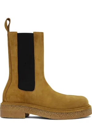 Bottega Veneta Bottes chelsea Haddock brun clair