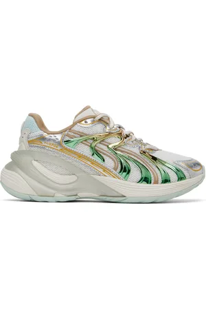 PUMA Baskets Inverse blanc cassé à garnitures métalliques