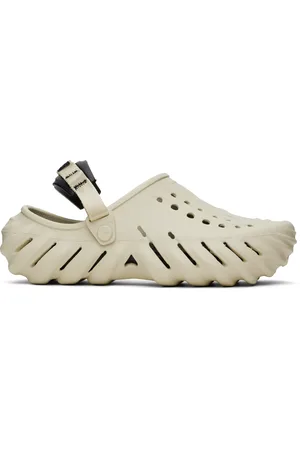 Crocs Sabots beiges à semelle Echo
