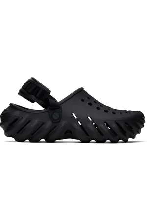 Crocs Sabots noirs à semelle Echo