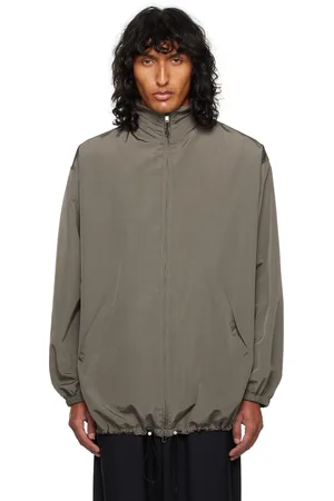 The Row Blouson Chon gris